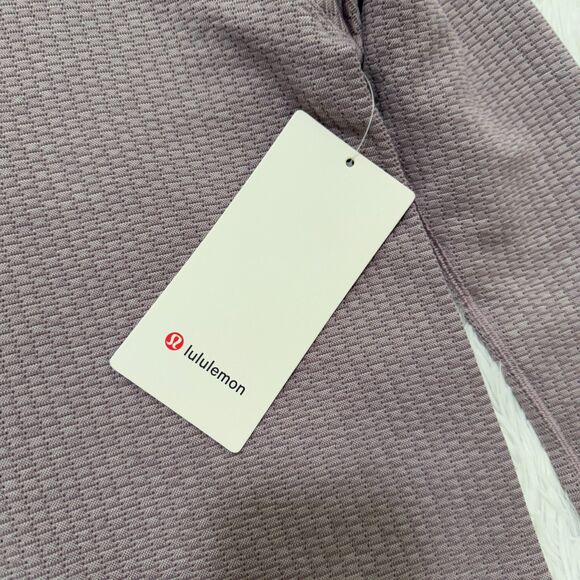 Women Lululemon Rest Less Pullover Slim Fit Bubble Dot Violet Verbena Size 6 - Picture 6 of 9